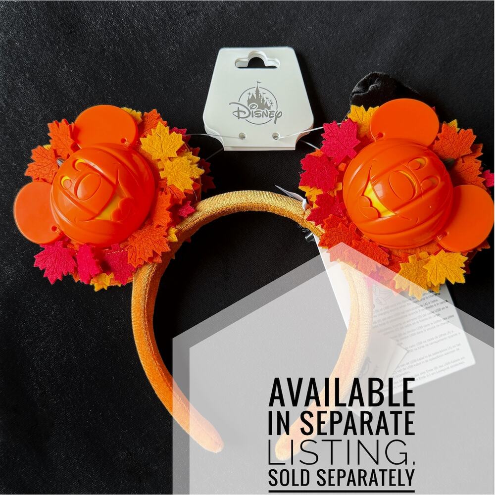 Disney Park Starbucks Fall Minnie Pumpkin Tumbler Shimmer Halloween Bow Charm - Picture 12 of 13